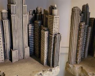 New York City TMS Skyline bookends