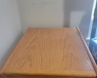 A beautiful Oak file  cabinet with lock and key 2 drawer