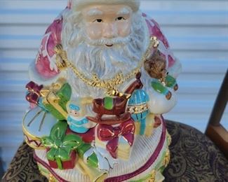 Santa Cookie jar