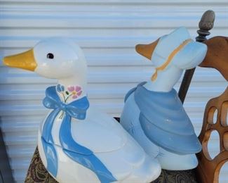Geese Cookie jars