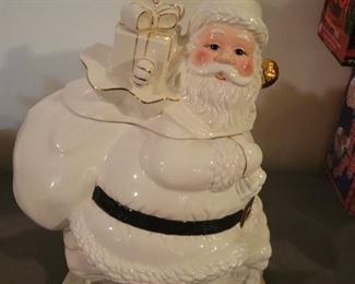 Santa Cookie jar