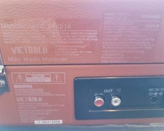 Modern Victrola record player 2018