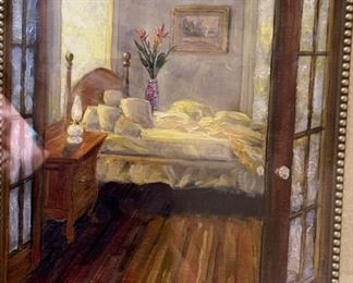 Ruby’s Room Randy Van Beek Art Signed Frame: 16 x 13