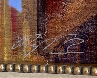 Ruby’s Room Randy Van Beek Art Signed Frame: 16 x 13