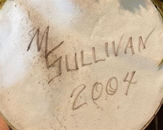 Artist Made Tribal Mask Decor M Sullivan 32 x 31 x 4in HxWxD