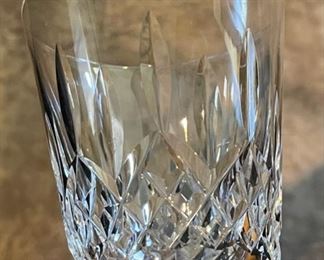 12pc Waterford Crystal Lismore Water Goblet Glasses 8oz 6.875 in H x 3.375in Diameter