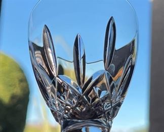 9pc Waterford Crystal Lismore Small Liqueur Cocktail/Cordial Glasses 6.5 in H x 2.5 in Diameter Opening