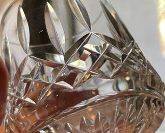 9pc Waterford Crystal Lismore Roly Poly Rocks Glasses 9oz 3.375in H x 2.75in Diameter Opening