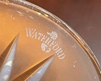 2pc Waterford Crystal Lismore White Wine Glasses 5.625 in H x 2.625 in diameter