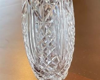 Waterford Crystal Bud Vase 10in H x 3in diameter
