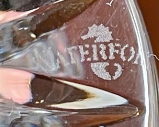 Waterford Crystal Small Flared Vase Petal Edge 6.75 x 3.75in diameter