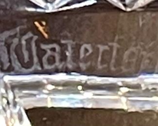 Waterford Crystal Covered Butter Dish Giftware 3 x 3.5 x 7.25in HxWxD