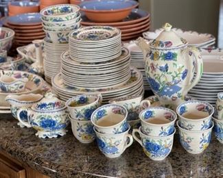 111pc Masons Plantation Colonial China Set Mason’s CARL FORSLUND Regency 111pc