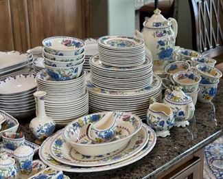 111pc Masons Plantation Colonial China Set Mason’s CARL FORSLUND Regency 111pc