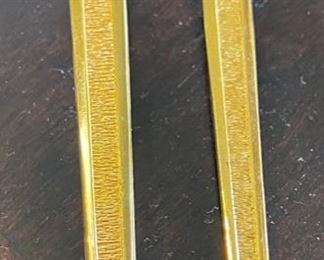 79pc Gold Plated flatware set 79pc