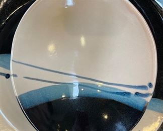 32pc Ojo Sarco Pottery Dish Set Southwest Kathy Riggs and Jake Willson 32pc