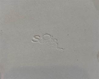 32pc Ojo Sarco Pottery Dish Set Southwest Kathy Riggs and Jake Willson 32pc