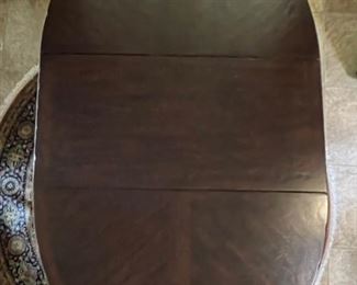 Drexel Heritage European Retreat Empire Oval Dining Table w/ 6 Chairs Table: 30x42x54-74in HxWxD