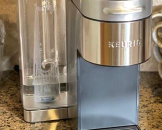 Keurig K920 Silver Stainless Steel Supreme Plus Single Serve Coffee Maker 12 x 8 x 13in HxWxD
