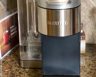 Keurig K920 Silver Stainless Steel Supreme Plus Single Serve Coffee Maker 12 x 8 x 13in HxWxD