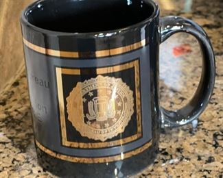 FBI Cup 4in H x 3.25in diameter