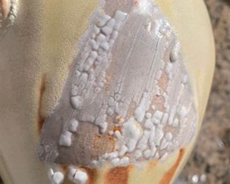 Signed Studio Pottery Pitcher 12 x 7 x 5.5in HxWxD