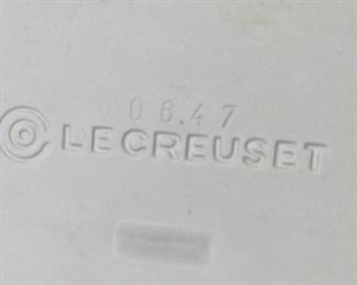 2pc Le Creuset Square Baking Dishes Blue LG: 2 x 11 x 9in HxWxD