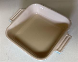 2pc Le Creuset Square Baking Dishes Blue LG: 2 x 11 x 9in HxWxD