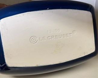Le Creuset 13.50 Covered Square Stoneware Casserole Dish 8 x 13 x 8in HxWxD