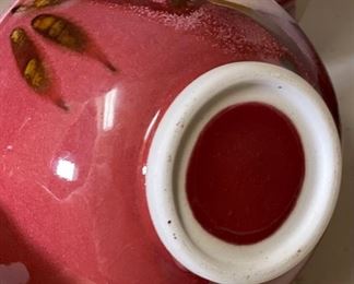 4pc Studio Art Pottery Bowls Earthenware Signed 3in H x 6in diameter