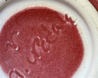 4pc Studio Art Pottery Bowls Earthenware Signed 3in H x 6in diameter