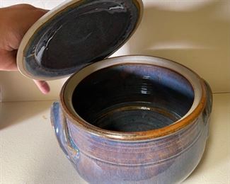 Studio Art Pottery Tureen Parsons 9 x 11 x 10in