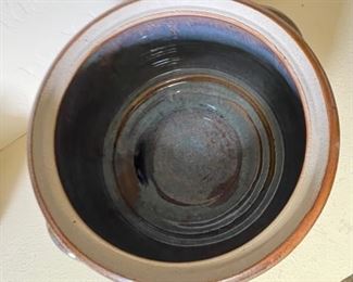 Studio Art Pottery Tureen Parsons 9 x 11 x 10in