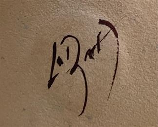 Lorna Smith Studio Pottery Ceramic Fish Plate 2 x 12 x 7.5 in HxWxD