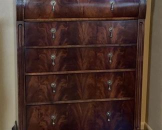 National Mt Airy Furniture 5 Drawer Dresser 54.5 x 42 x 19 in HxWxD