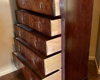 National Mt Airy Furniture 5 Drawer Dresser 54.5 x 42 x 19 in HxWxD