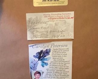 Carolyn Peterson Heather Framed Print Art Frame: 19 x 23in