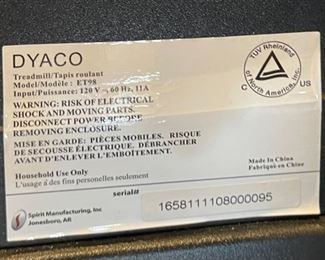 Xterra TR6.55 Treadmill 52 x 35 x 80 in HxWxD