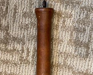 Antique Bartenders Billy Club Vintage Wood Police Baton Truncheon Night Stick #4 12.5in Long