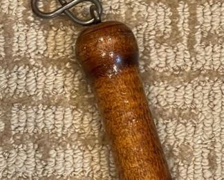 Antique Bartenders Billy Club Wood Police Baton Truncheon Night Stick #5 11.75in Long