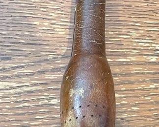 Vintage Brown Leather Police SAP Slapjack Blackjack #2 8in Long