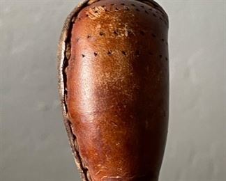 Vintage Brown Leather Police SAP Slapjack Blackjack #2 8in Long