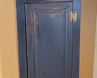 Slender Rustic Cabinet 60 x 18 x 12.25 in HxWxD