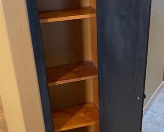 Slender Rustic Cabinet 60 x 18 x 12.25 in HxWxD