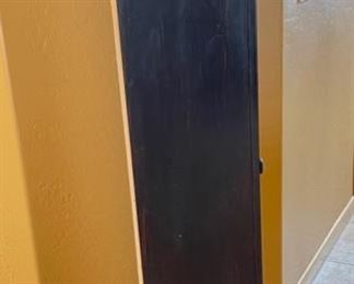 Slender Rustic Cabinet 60 x 18 x 12.25 in HxWxD