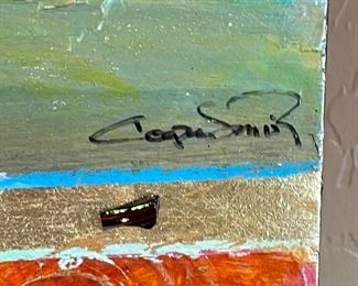 Original Art Summer Vista Justin Coopersmith 24 x 24 x 3 in HxWxD