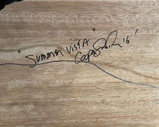 Original Art Summer Vista Justin Coopersmith 24 x 24 x 3 in HxWxD