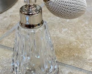Waterford Crystal Perfume Atomizer 4 x 1.5 x 3 in