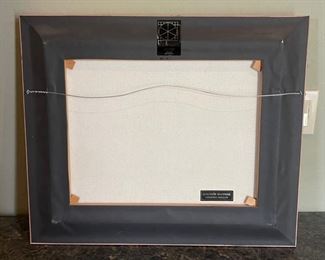 Original Art Lugano Candi Oil Making Hay Painting Frame: 20.5x24.25x2in Image: 19.5x15.5 HxWxD