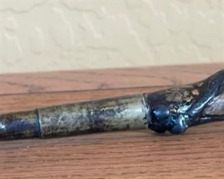 Primitive Long Stem Smoking Pipe 16in Long